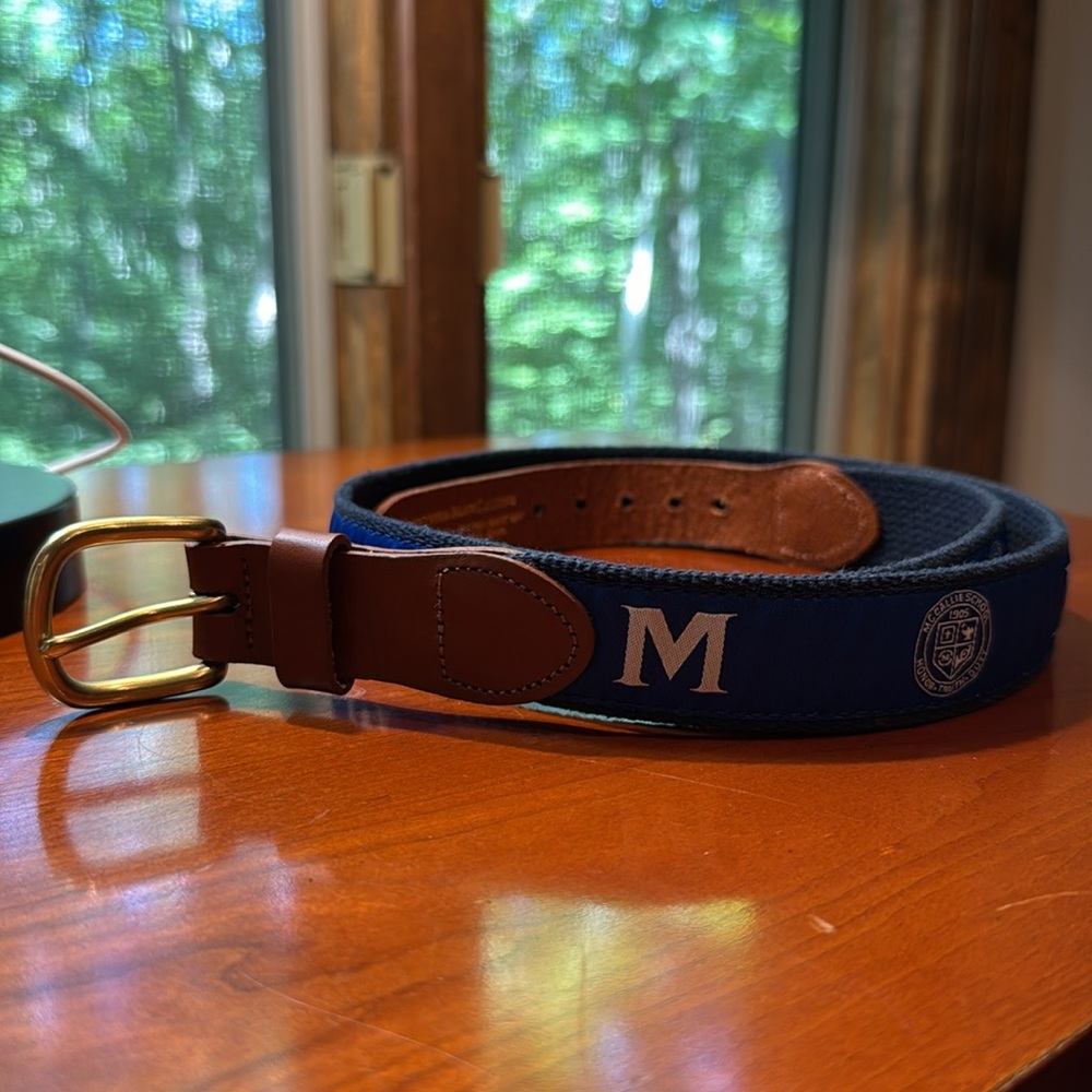 Size 36 belt for McCallie School. Like new condition